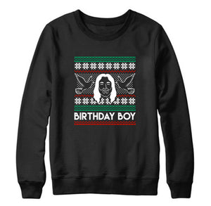 Jesus Birth Day Boy Christmas Sweater